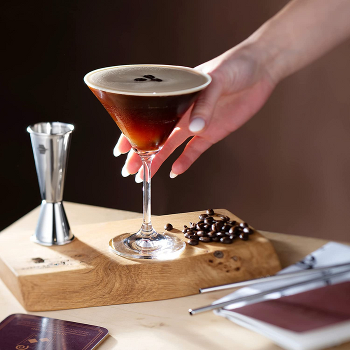 Rusty Barrel Martini Glasses