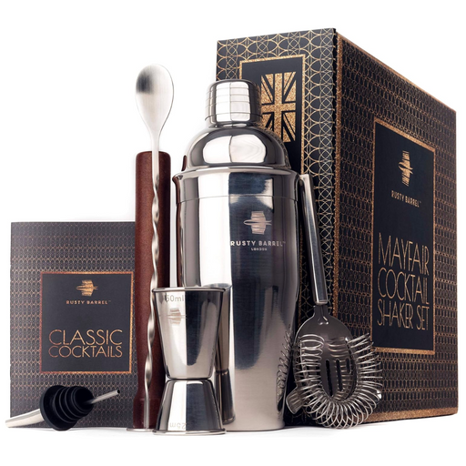 Rusty Barrel Cocktail Shaker Set - Barrel-0000