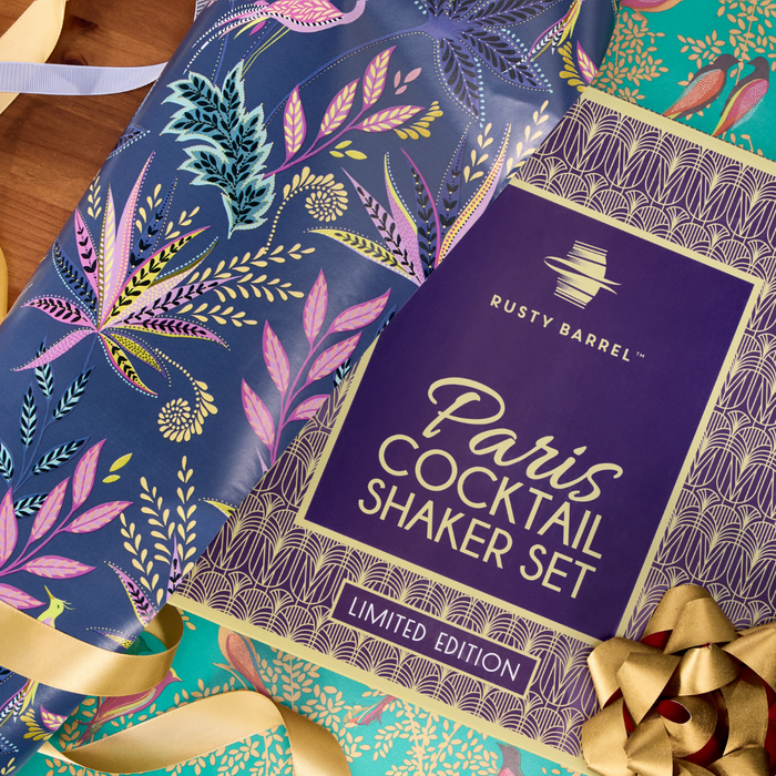 Rusty Barrel Cocktail Shaker Set - Barrel-0035