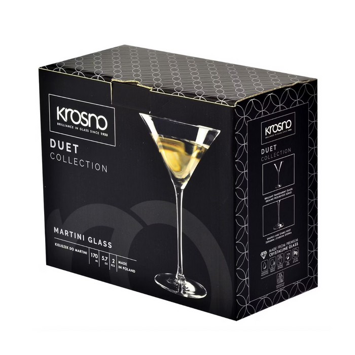 Krosno x Rusty Barrel Martini Glasses