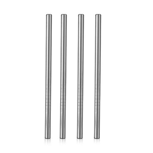 Rusty Barrel - Short Metal Straws - 4 Pack