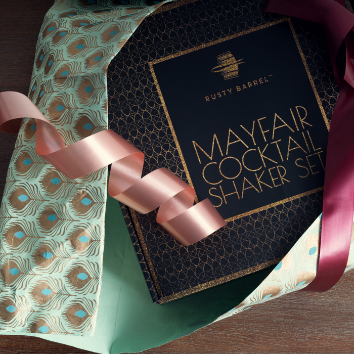 Rusty Barrel Cocktail Shaker Set - Barrel-0000