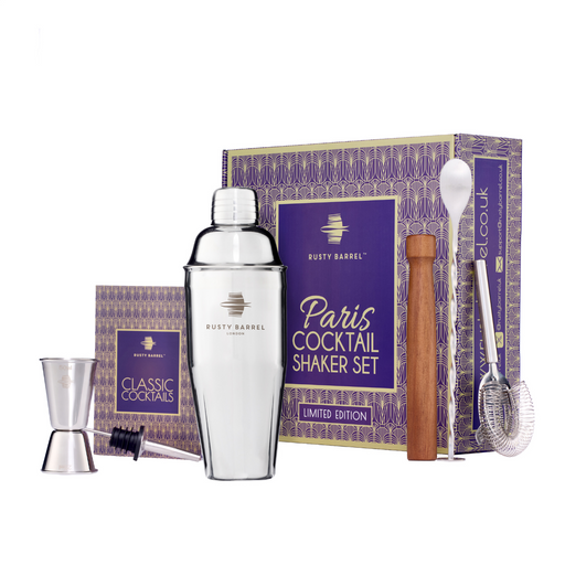 Rusty Barrel Cocktail Shaker Set - Barrel-0035