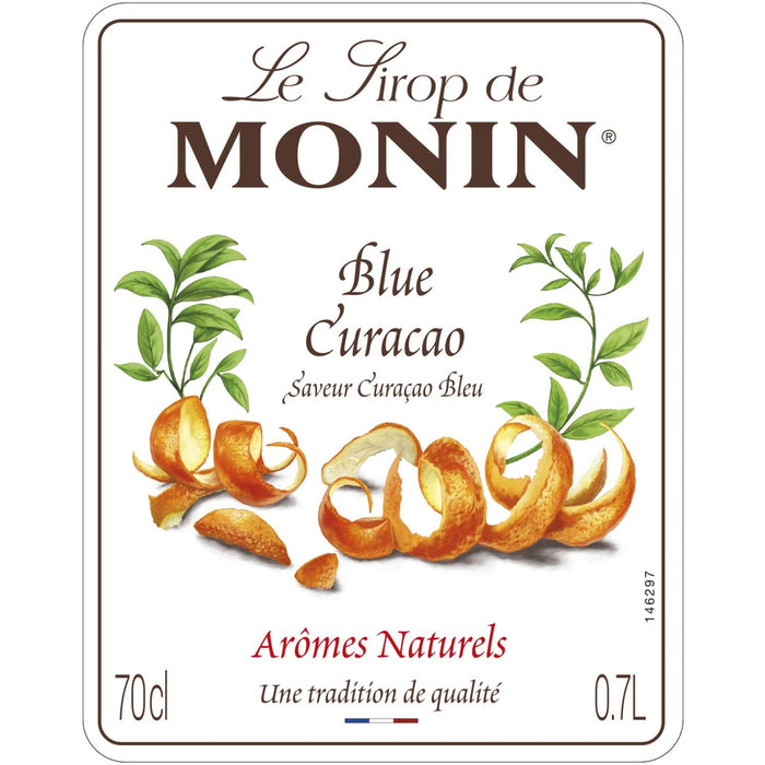 Monin Blue Curacao Syrup - 700ml - Rusty Barrel