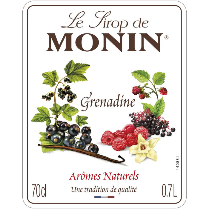 Monin Grenadine Syrup - 700ml - Rusty Barrel